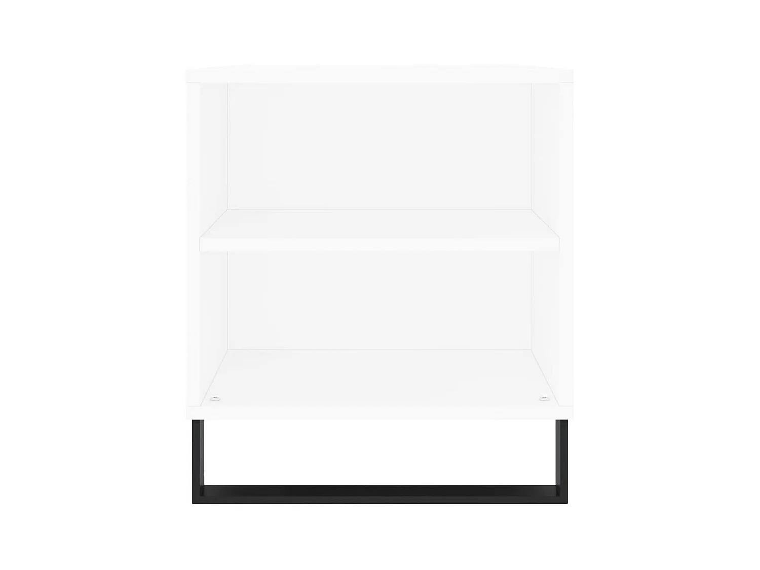 Mesa de centro | Mesa auxiliar superficie vidrio transparente acero 50x50x40 cm SHL3746