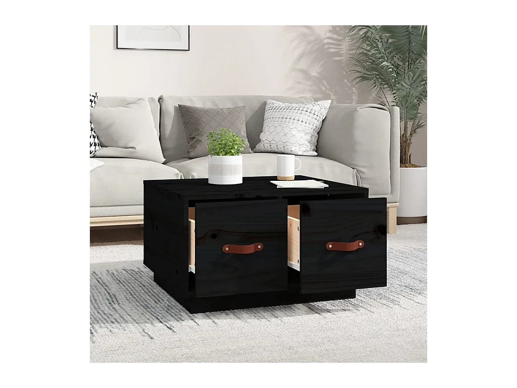 Mesa de centro | Mesa auxiliar madera contrachapada roble marrón 90x50x40 cm SHL3972