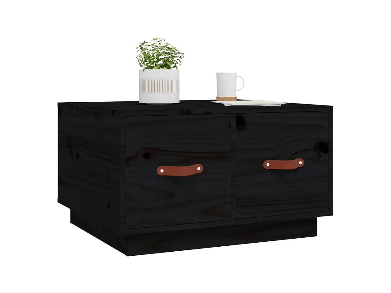 Mesa de centro | Mesa auxiliar madera contrachapada roble marrón 90x50x40 cm SHL3972