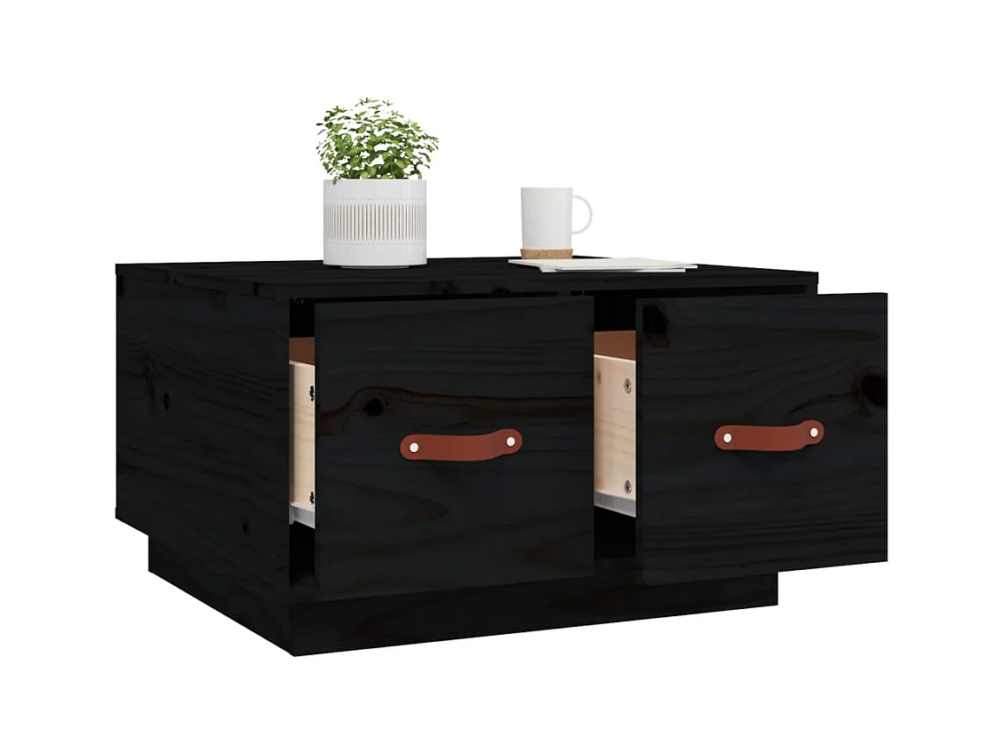 Mesa de centro | Mesa auxiliar madera contrachapada roble marrón 90x50x40 cm SHL3972