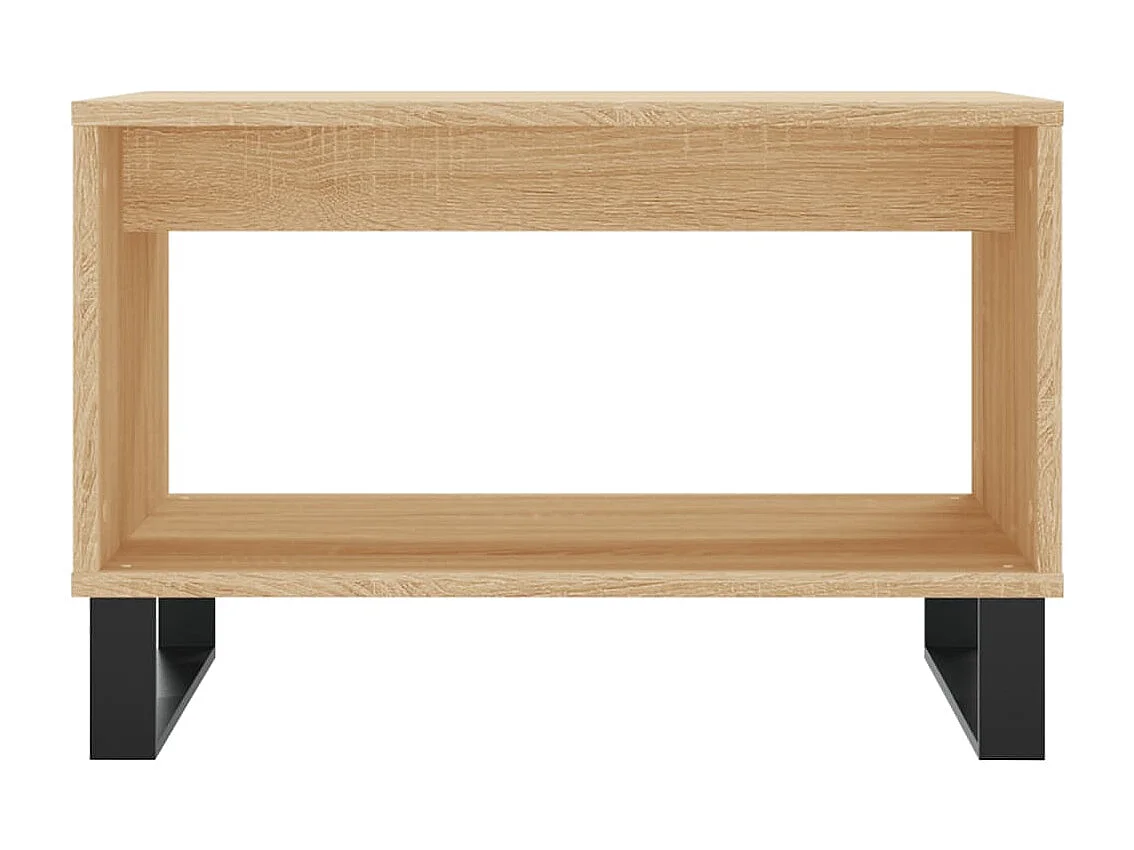 Table basse salon-Table d'appoint chêne sonoma 60x50x40 cm bois d'ingénierie SHL18925