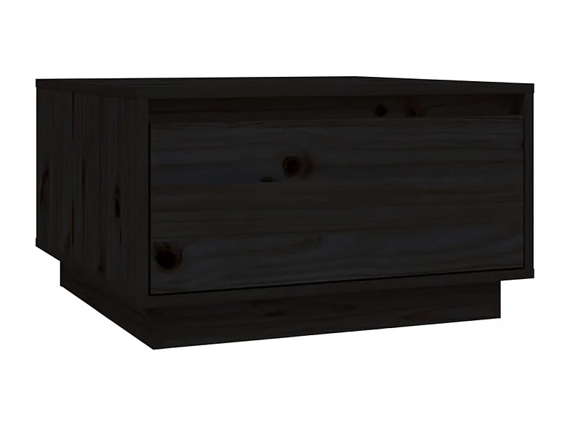 Salontafel | Woonkamertafel | Koffietafel 55x56x32 cm massief grenenhout zwart