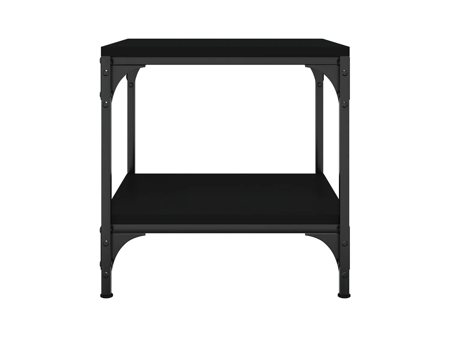 Mesa de centro | Mesa auxiliar madera contrachapada roble ahumado 60x44,5x45 cm SHL4544