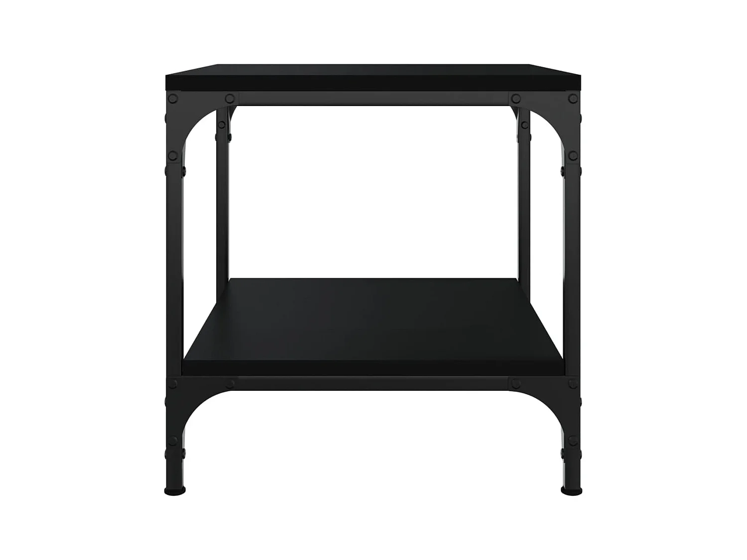 Mesa de centro | Mesa auxiliar madera contrachapada roble ahumado 60x44,5x45 cm SHL4544