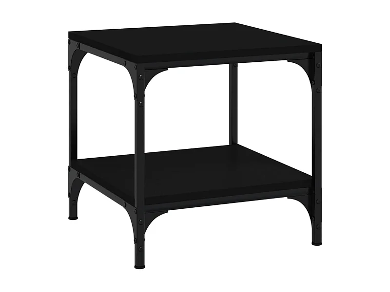 Table basse salon-Table d'appoint Noir 40x40x40 cm Bois d'ingénierie SHL83445