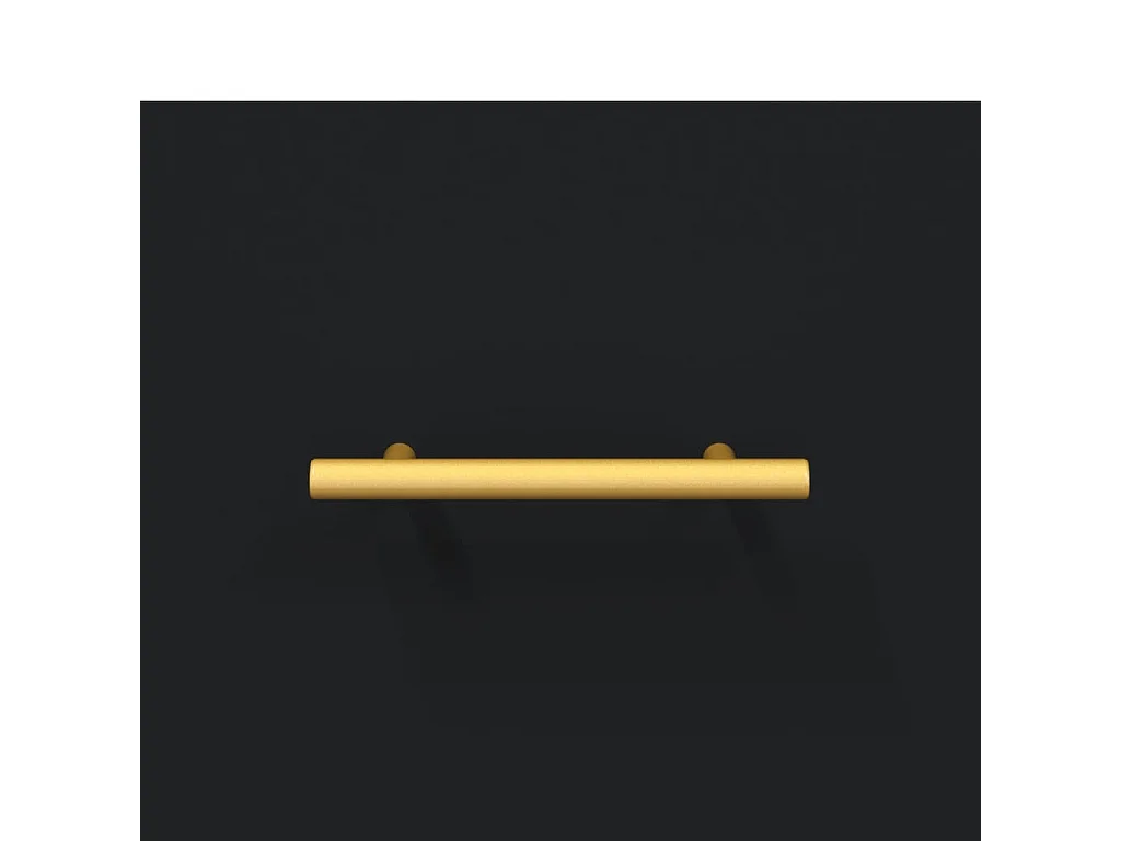 Mesa de centro | Mesa auxiliar madera de ingeniería negra 102x55x42 cm SHL157276