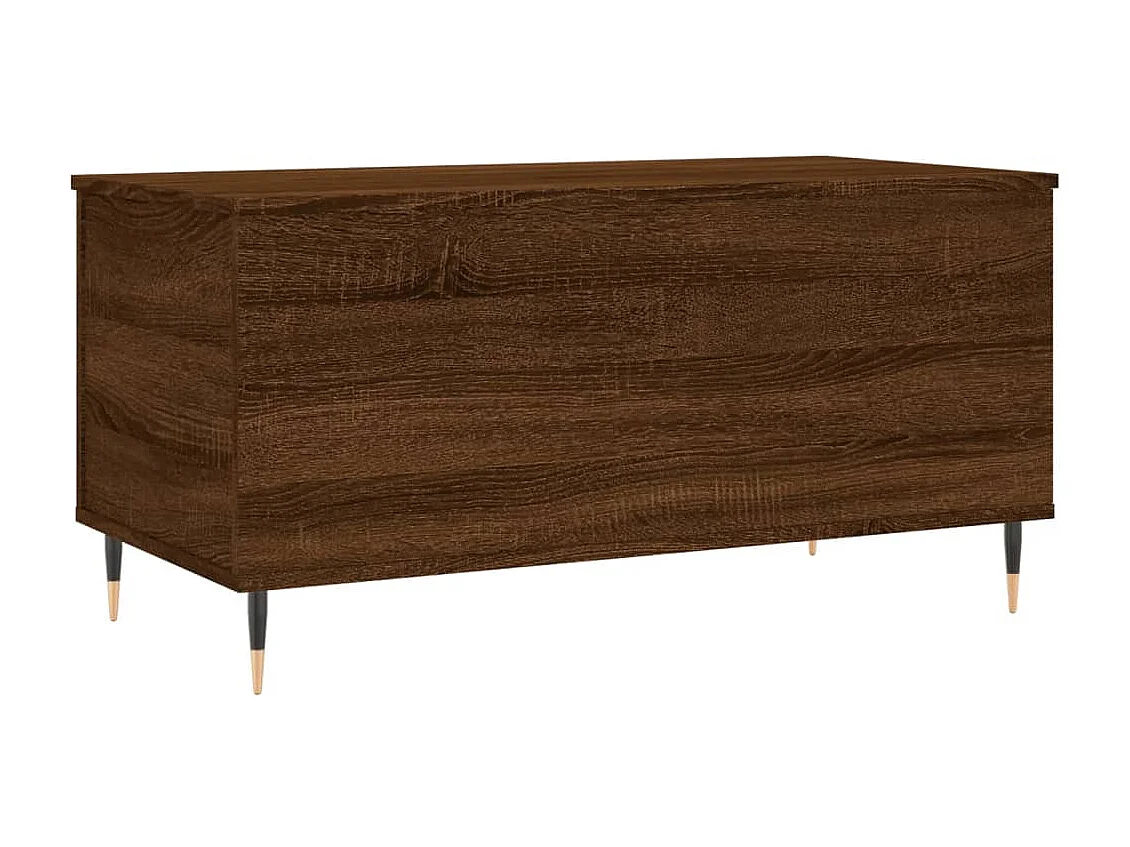 Couchtisch-Wohnzimmertisch-Beistelltische Braun Eichen-Optik 90x44,5x45 cm Holzwerkstoff SHL30007