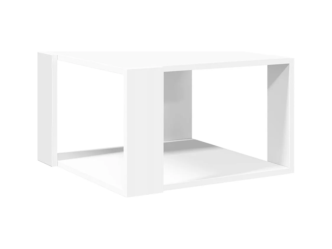 Mesa de centro-Mesa auxiliar madera ingeniería gris hormigón 55,5x55,5x40 cm SHL4673