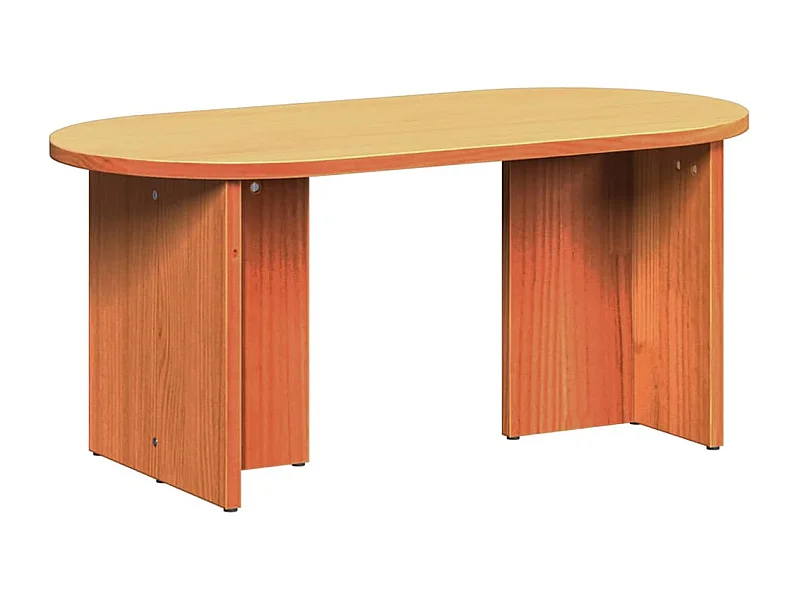 Mesas de centro apilables | Mesa auxiliar 2 piezas madera maciza SHL4956