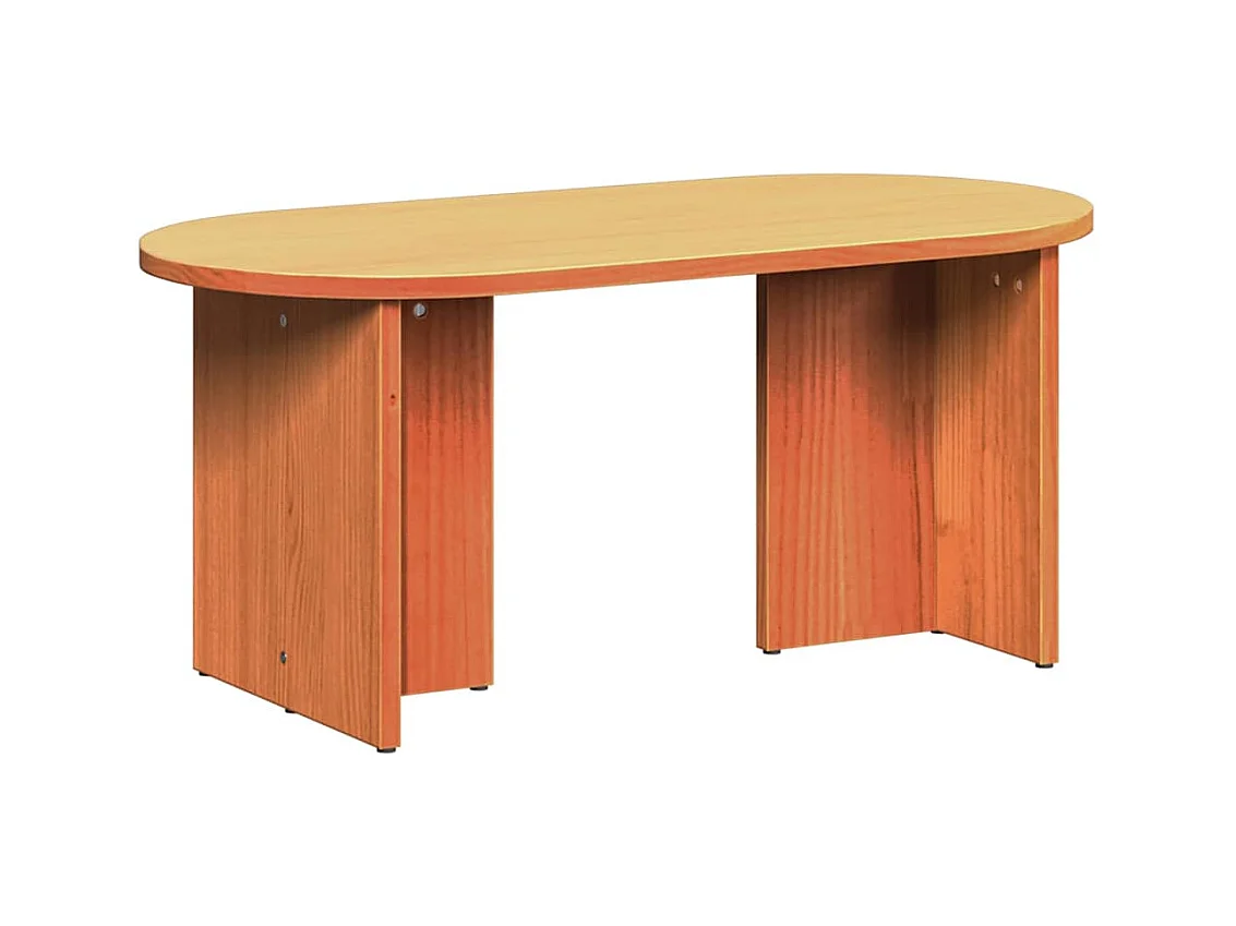 Mesas de centro apilables | Mesa auxiliar 2 piezas madera maciza SHL4956