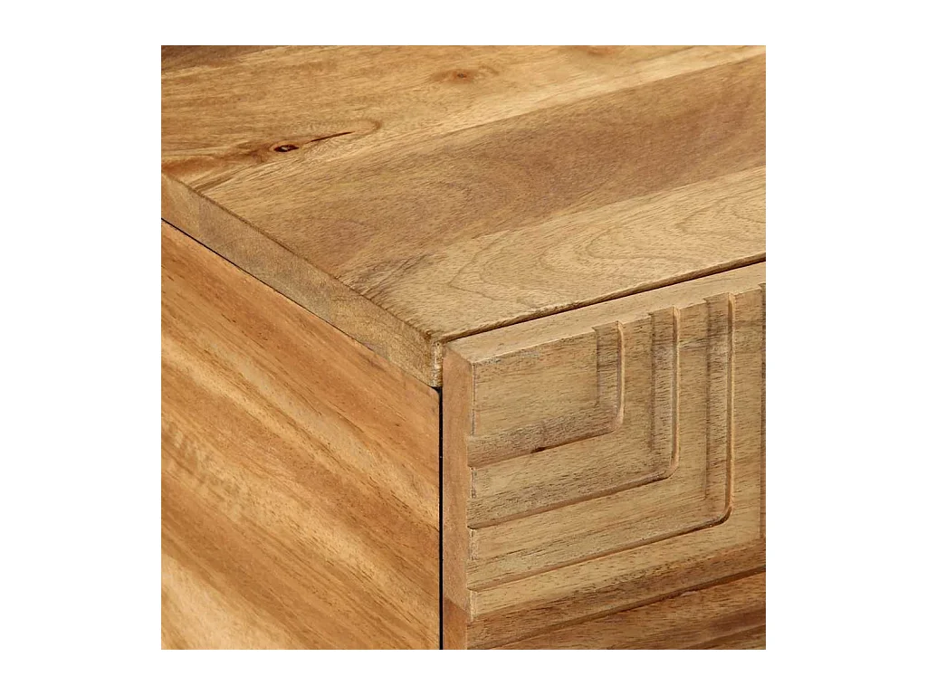 Mesas de centro apilables | Mesitas auxiliares 3 piezas madera de ingeniería negro SHL2985