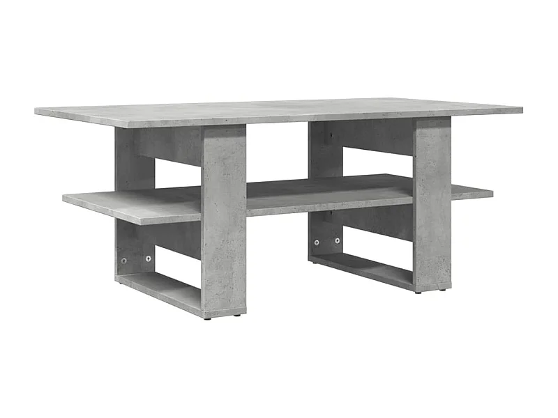 Mesa de centro | Mesa auxiliar madera de ingeniería gris hormigón 50x50x40 cm SHL4056