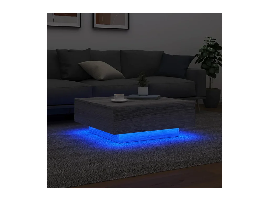 Mesa de centro-Mesa auxiliar de madera de mango rugosa 95x50x40 cm SHL237288