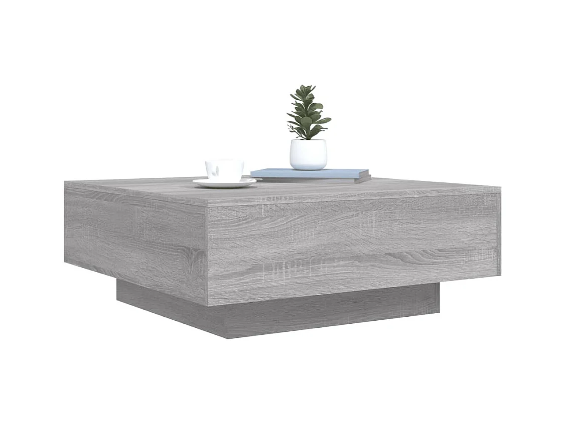 Mesa de centro-Mesa auxiliar de madera de mango rugosa 95x50x40 cm SHL237288