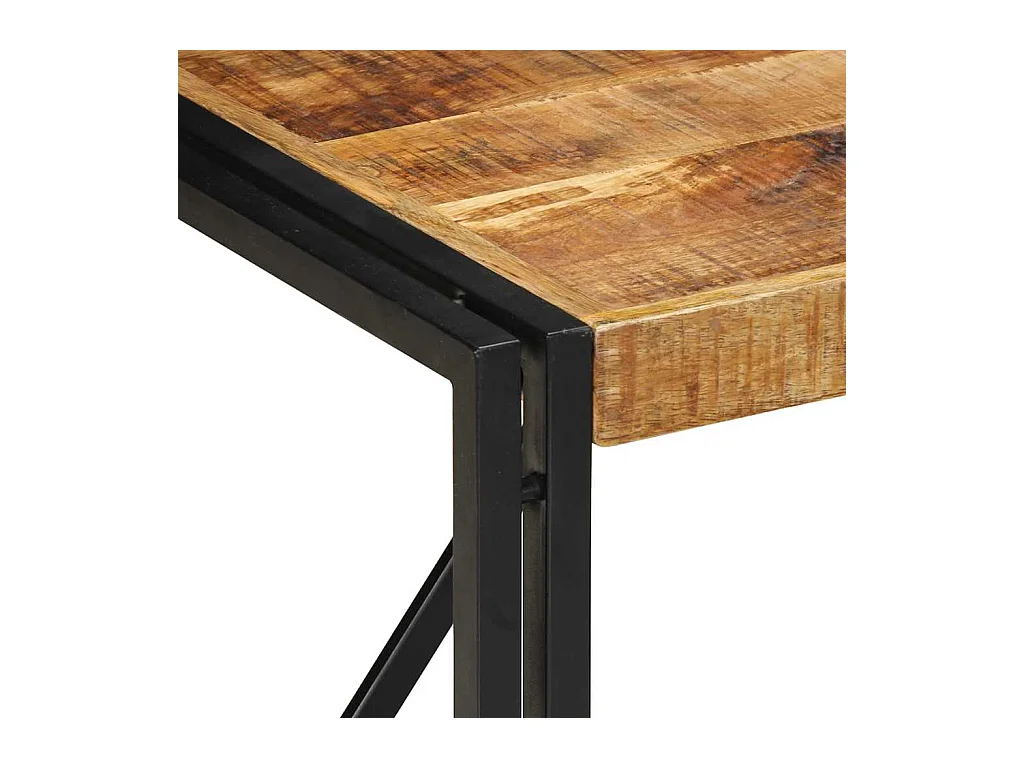 Mesas de centro apilables | Mesitas auxiliares  2 pzasmadera y metal gris Sonoma SHL3130