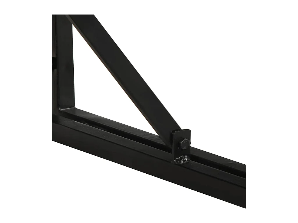 Mesas de centro apilables | Mesitas auxiliares  2 pzasmadera y metal gris Sonoma SHL3130