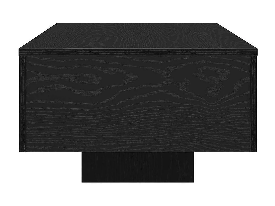 Mesa de centro-Mesa auxiliar-Mesita de centro madera contrachapada blanco brillo 100x50x40 cm SHL4850