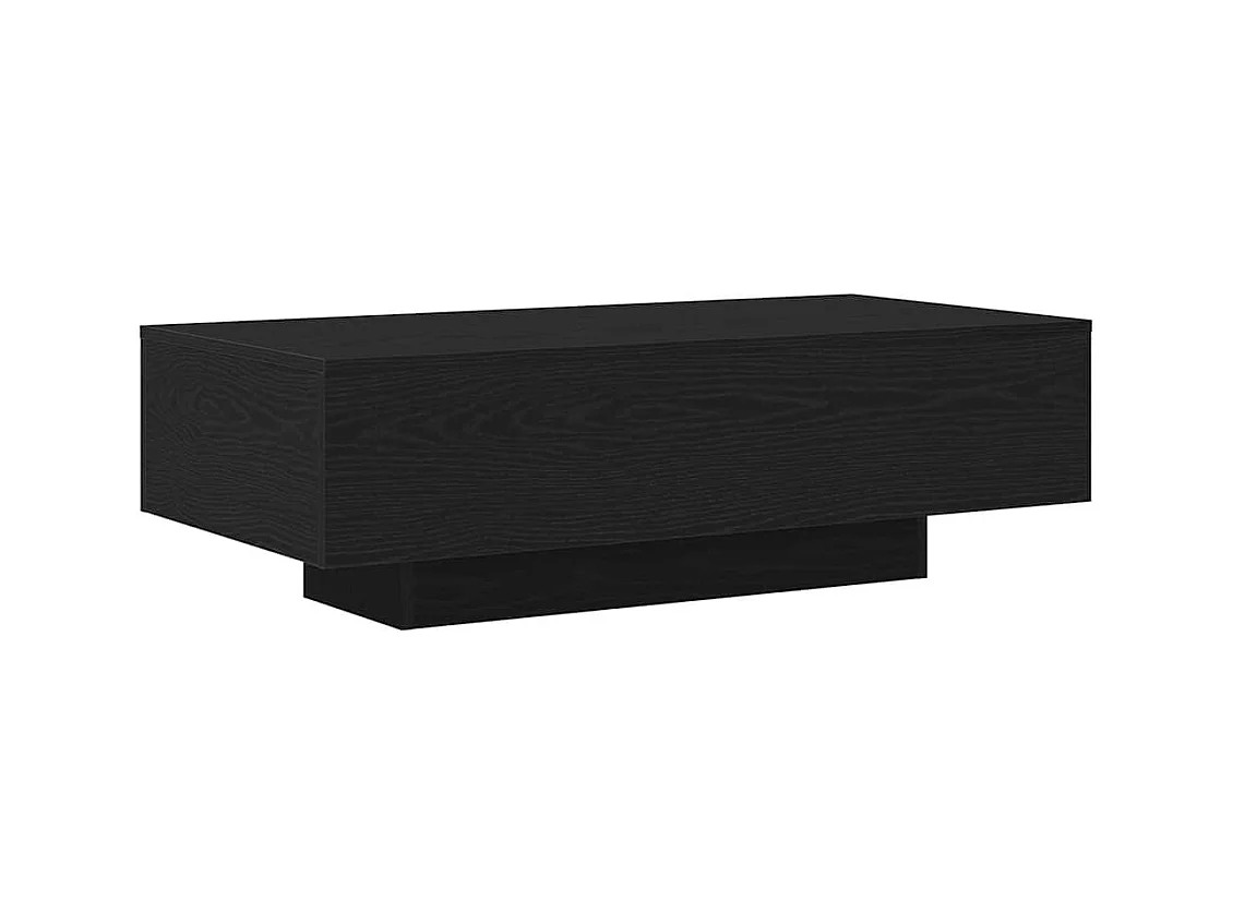 Table basse salon-Table d'appoint Chêne noir 100x30x36,5 cm Bois d'ingénierie SHL54043