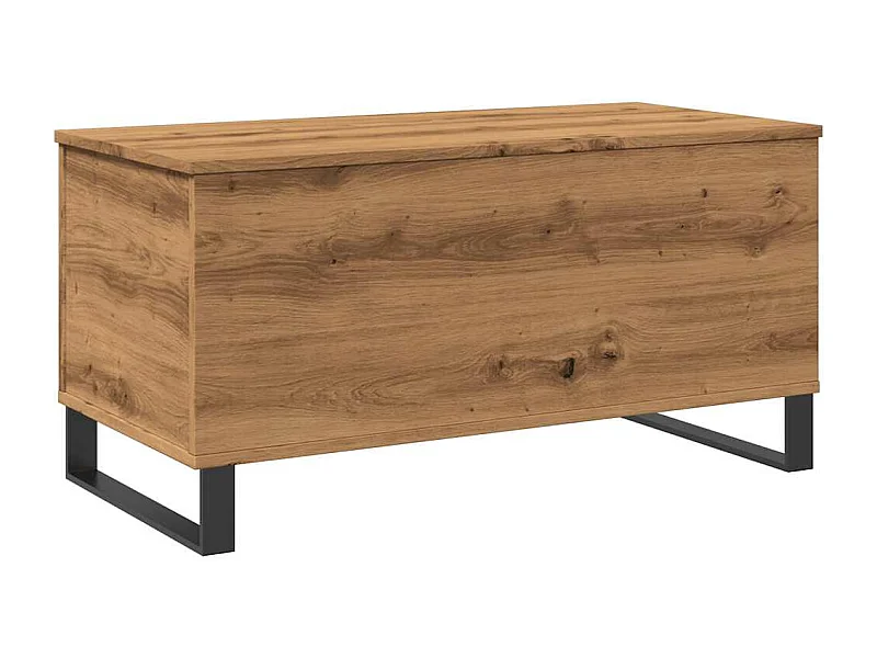 Mesa de centro | Mesa de apoio 90x44.5x45 cm derivados madeira carvalho artisiano