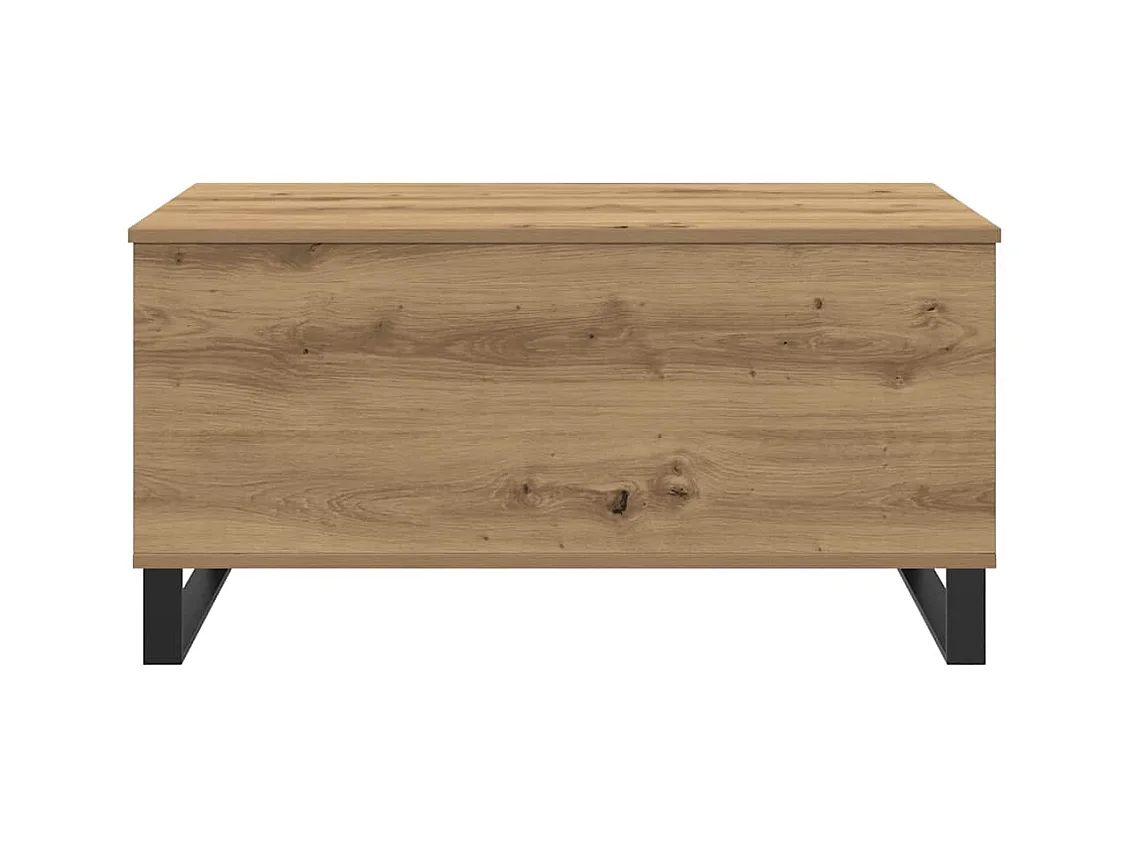 Mesa de centro | Mesa de apoio 90x44.5x45 cm derivados madeira carvalho artisiano