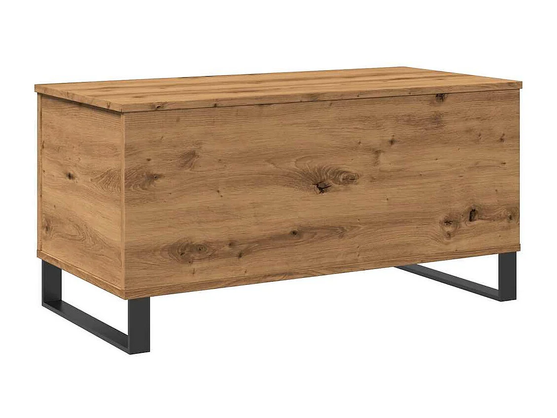 Mesa de centro | Mesa de apoio 90x44.5x45 cm derivados madeira carvalho artisiano