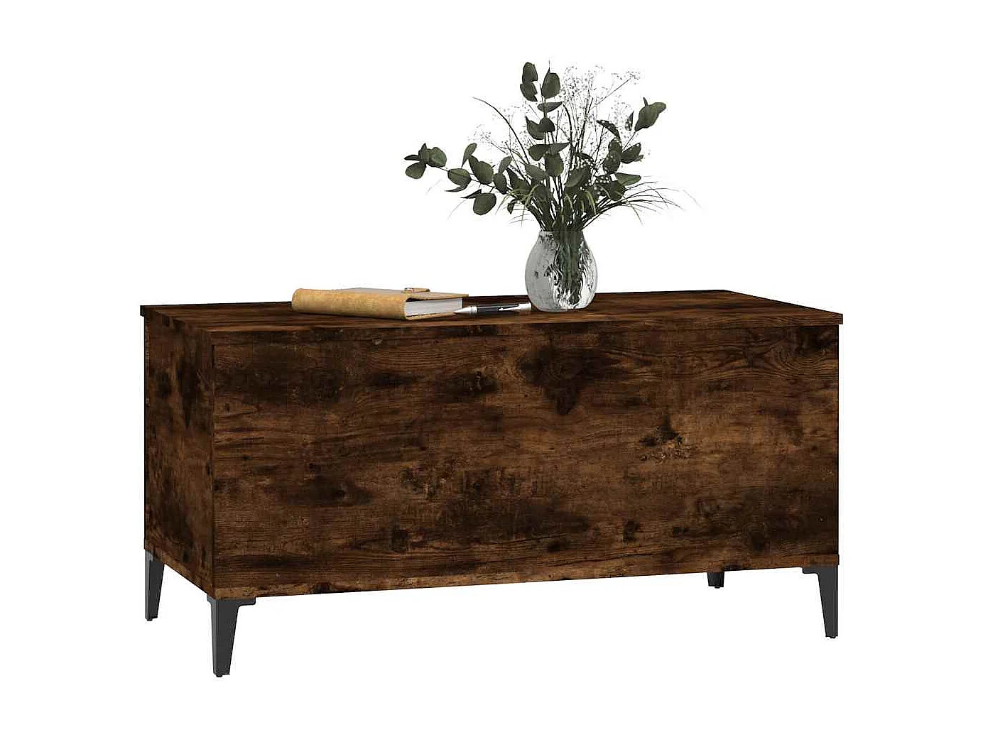 Couchtisch-Wohnzimmertisch-Beistelltische Räuchereiche 90x44,5x45 cm Holzwerkstoff SHL63058