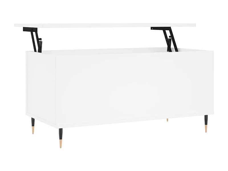 Mesa de centro | Mesa auxiliar superficie de vidrio acero 78,5x40x40 cm SHL843330