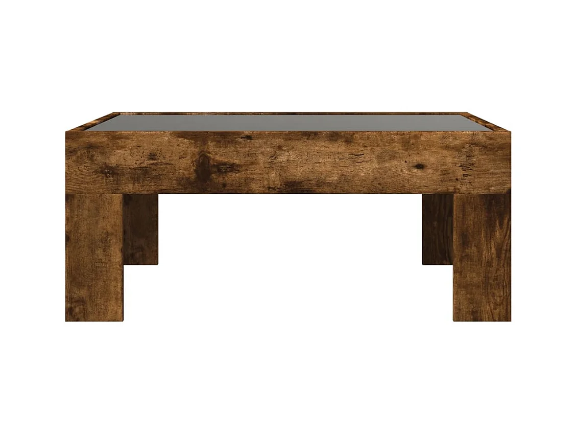 Mesa de centro-Mesa auxiliar madera de ingeniería blanco 102x55x42 cm SHL611614