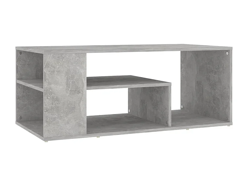 Mesa de centro | Mesa auxiliar de madera de ingeniería blanca 100x50x50 cm SHL3466
