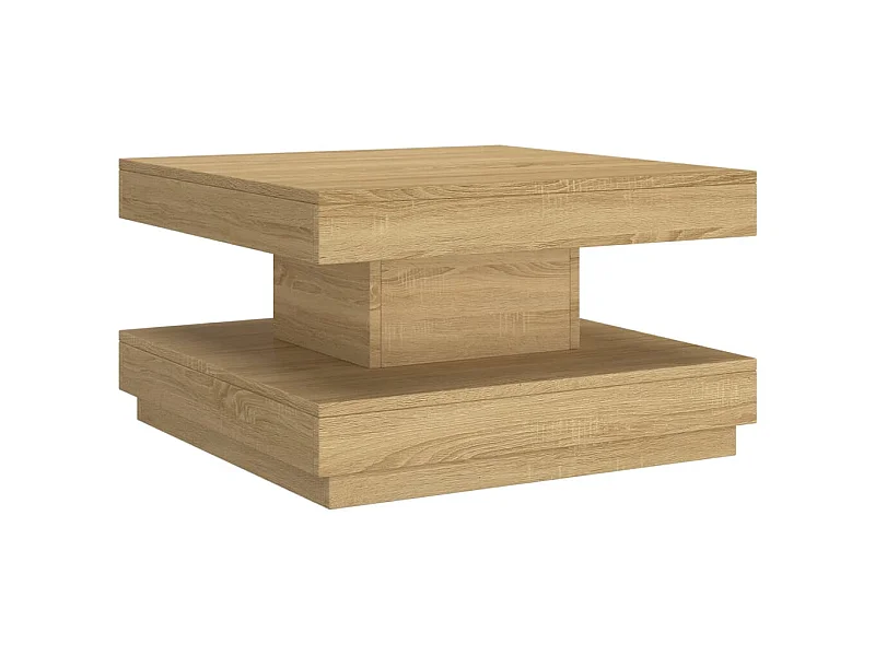 Mesa de centro | Mesa de café | Mesa auxiliar Multicolor 50x50x35 cm madera maciza reciclada SHL2260
