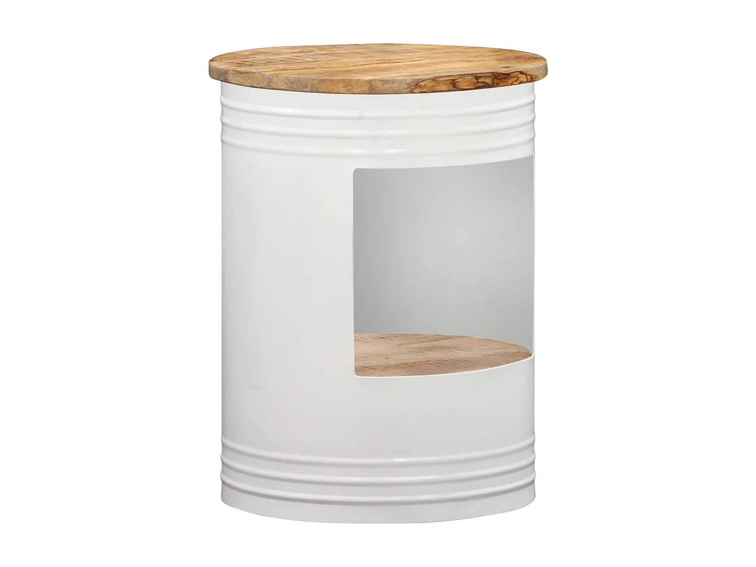 Mesa de centro | Mesa de apoio | Mesa de café 43x55 cm madeira de mangueira maciça