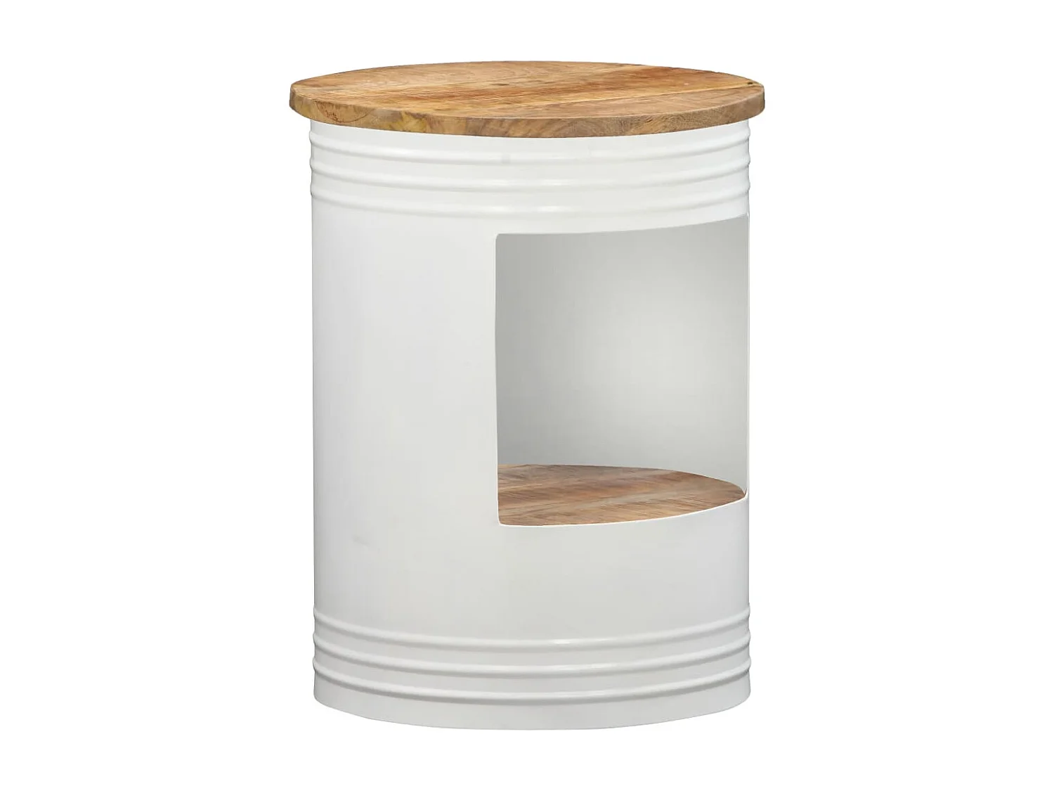 Mesa de centro | Mesa de apoio | Mesa de café 43x55 cm madeira de mangueira maciça