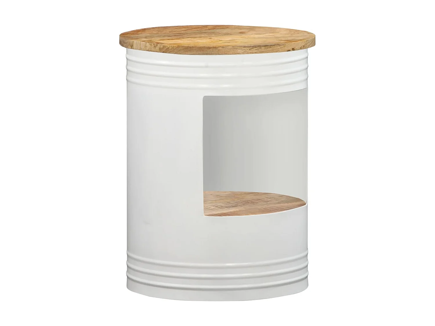 Mesa de centro | Mesa de apoio | Mesa de café 43x55 cm madeira de mangueira maciça