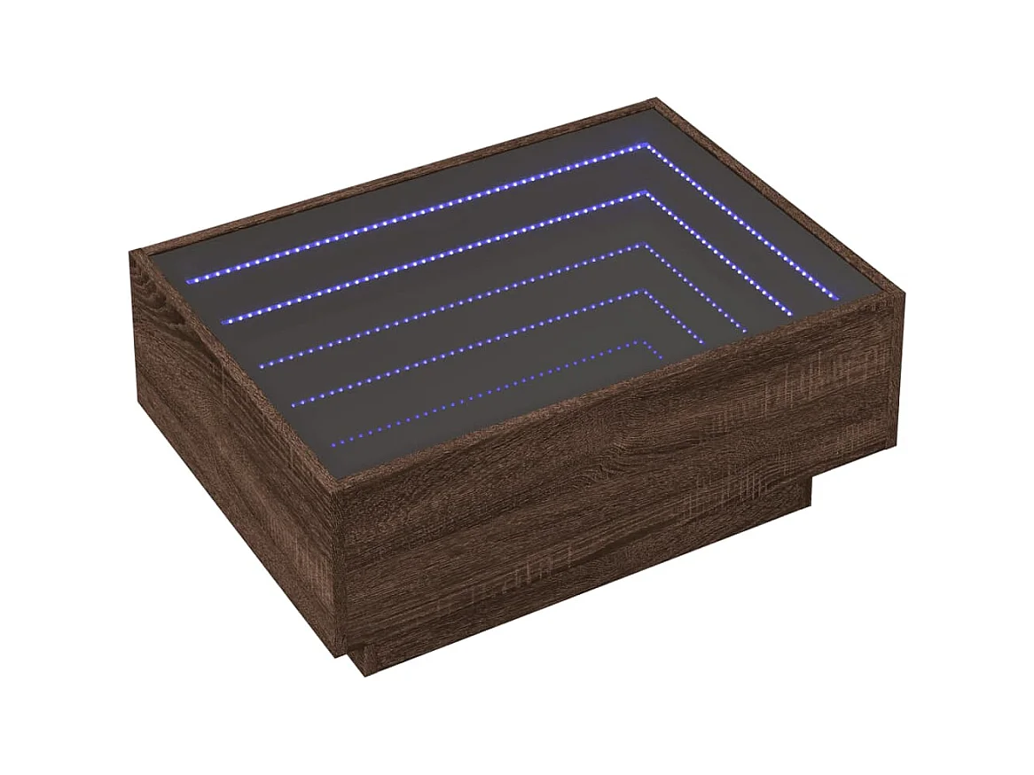 Mesa de centro-Mesa auxiliar madera contrachapada gris Sonoma 100x50x40 cm SHL2868