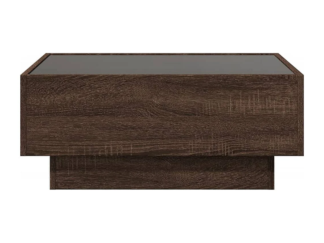 Mesa de centro-Mesa auxiliar madera contrachapada gris Sonoma 100x50x40 cm SHL2868