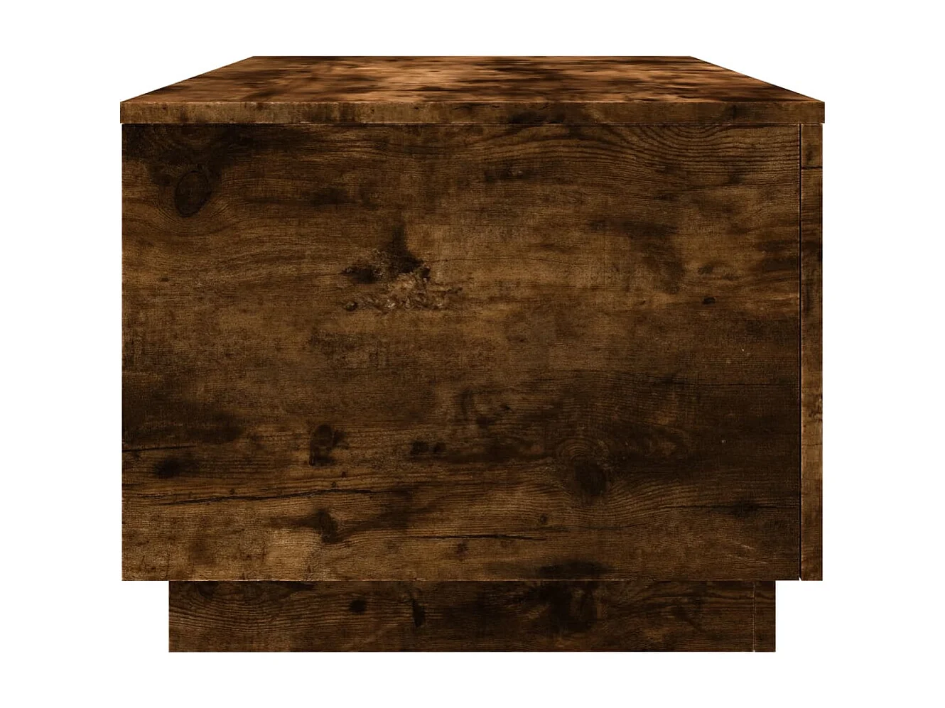 Couchtisch mit LED-Leuchten-Beistelltische-Sofatisch Räuchereiche 90x50x40 cm SHL383