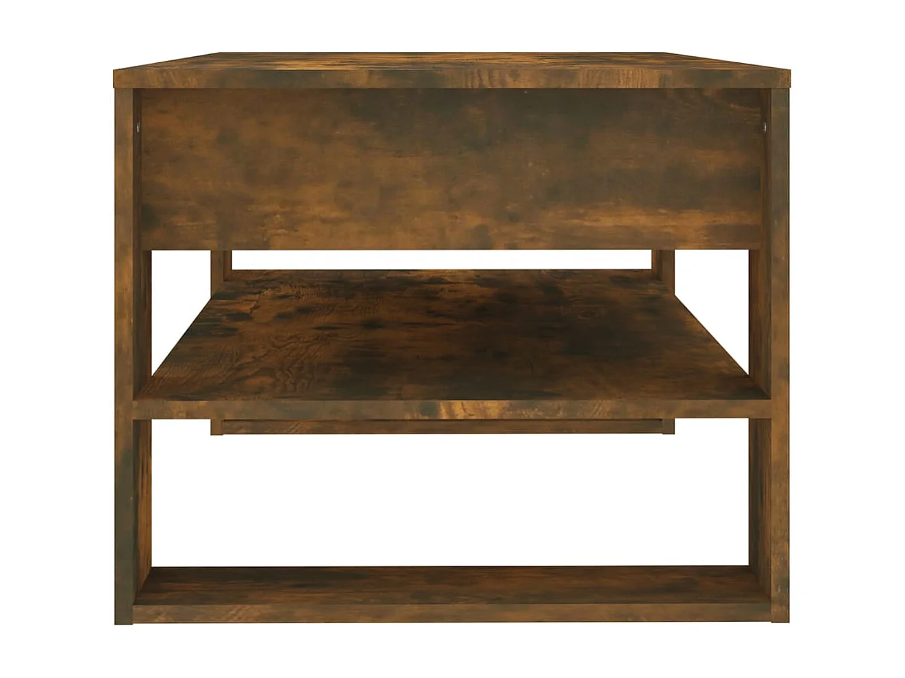 Couchtisch-Sofatisch-Beistelltische Räuchereiche 102x55x45 cm Holzwerkstoff SHL75564