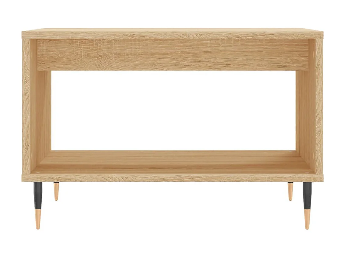 Table basse salon-Table d'appoint chêne sonoma 60x50x40 cm bois d'ingénierie SHL66786