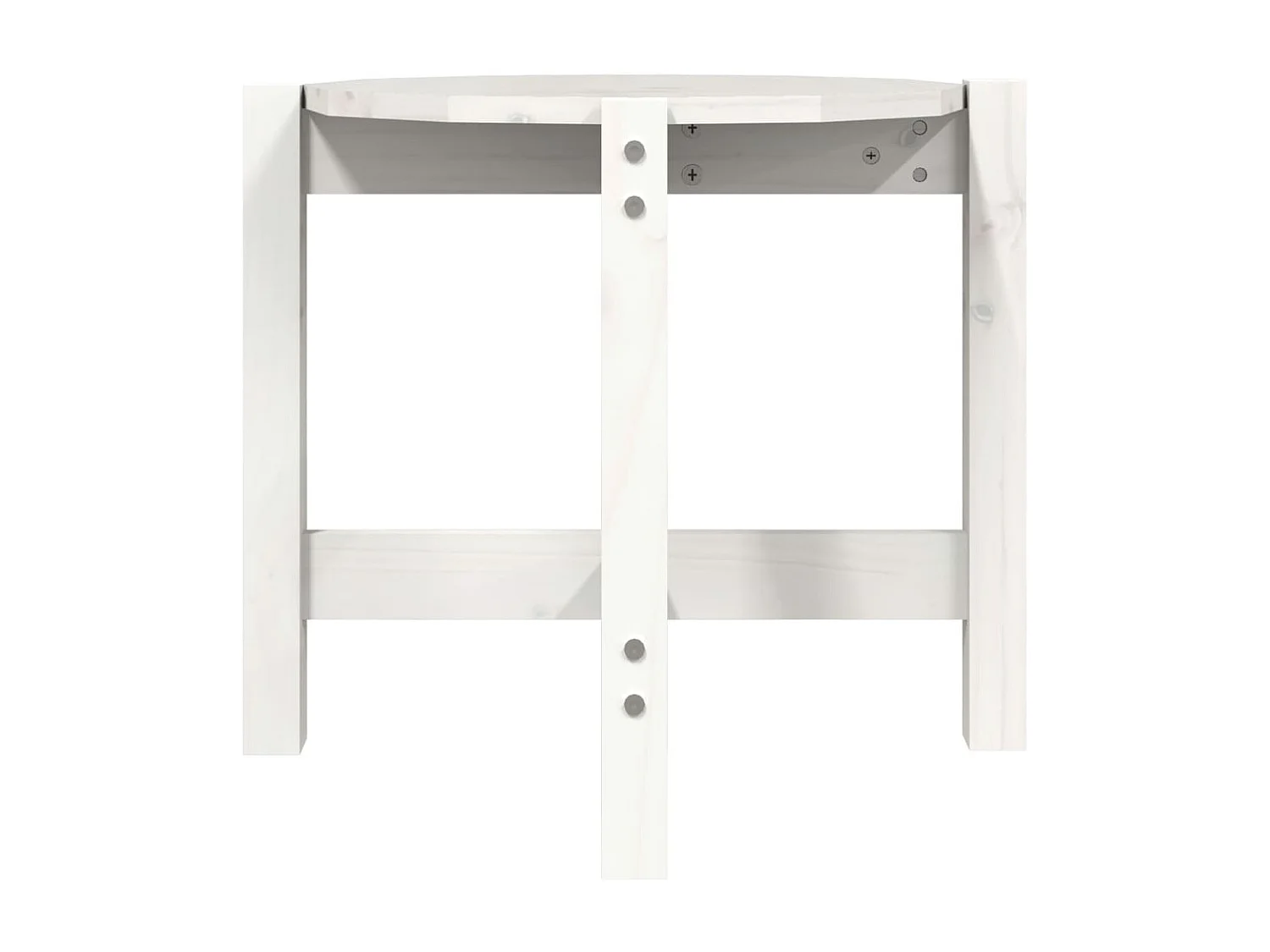 Mesa de centro | Mesa auxiliar madera de ingeniería blanco 90x60x35 cm SHL2408