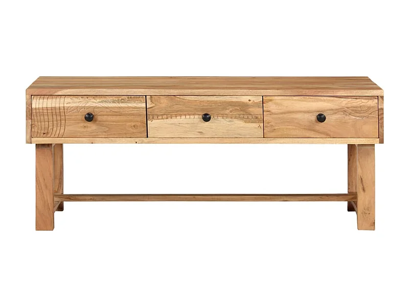 Mesa de centro | Mesa de café | Mesa auxiliar Roble negro 80x80x31 cm Madera contrachapada SHL2742