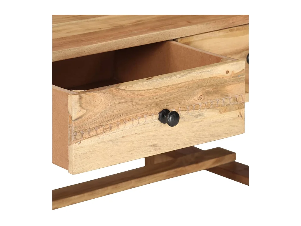 Mesa de centro | Mesa de café | Mesa auxiliar Roble negro 80x80x31 cm Madera contrachapada SHL2742