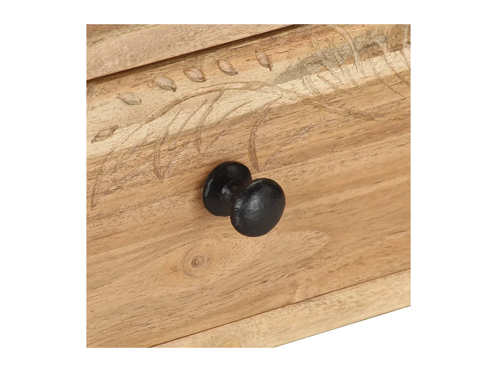 Mesa de centro | Mesa de café | Mesa auxiliar Roble negro 80x80x31 cm Madera contrachapada SHL2742