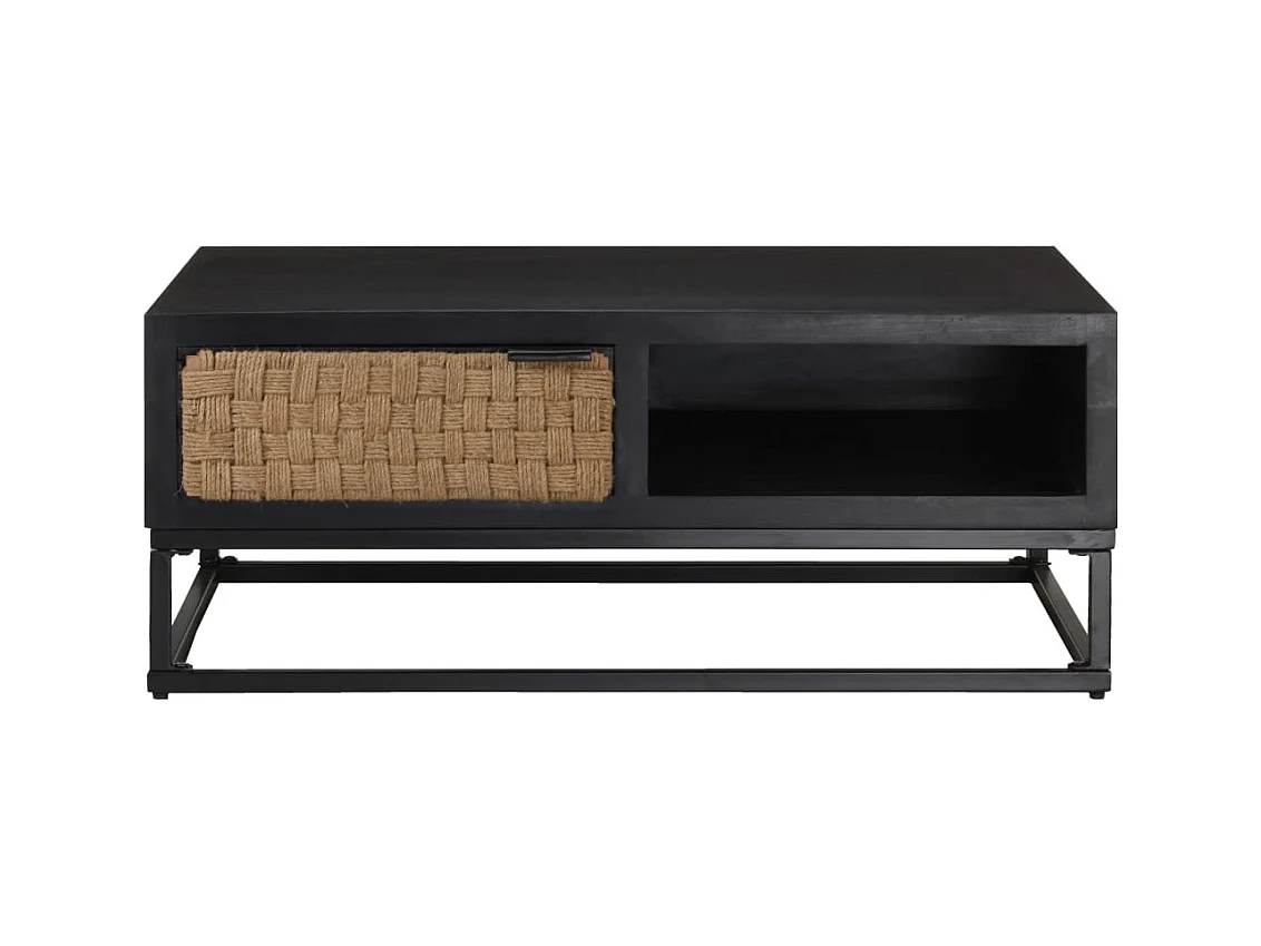 Table basse salon-Table d'appoint 90x60x35 cm Bois de manguier massif SHL73915