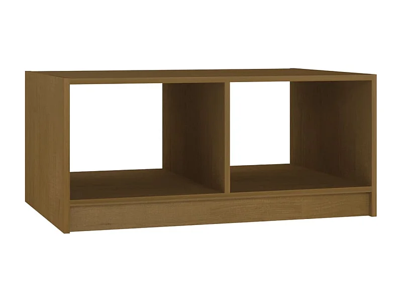 Mesa de centro | Mesa auxiliar de madera maciza de pino gris 118x63x45 cm SHL285443