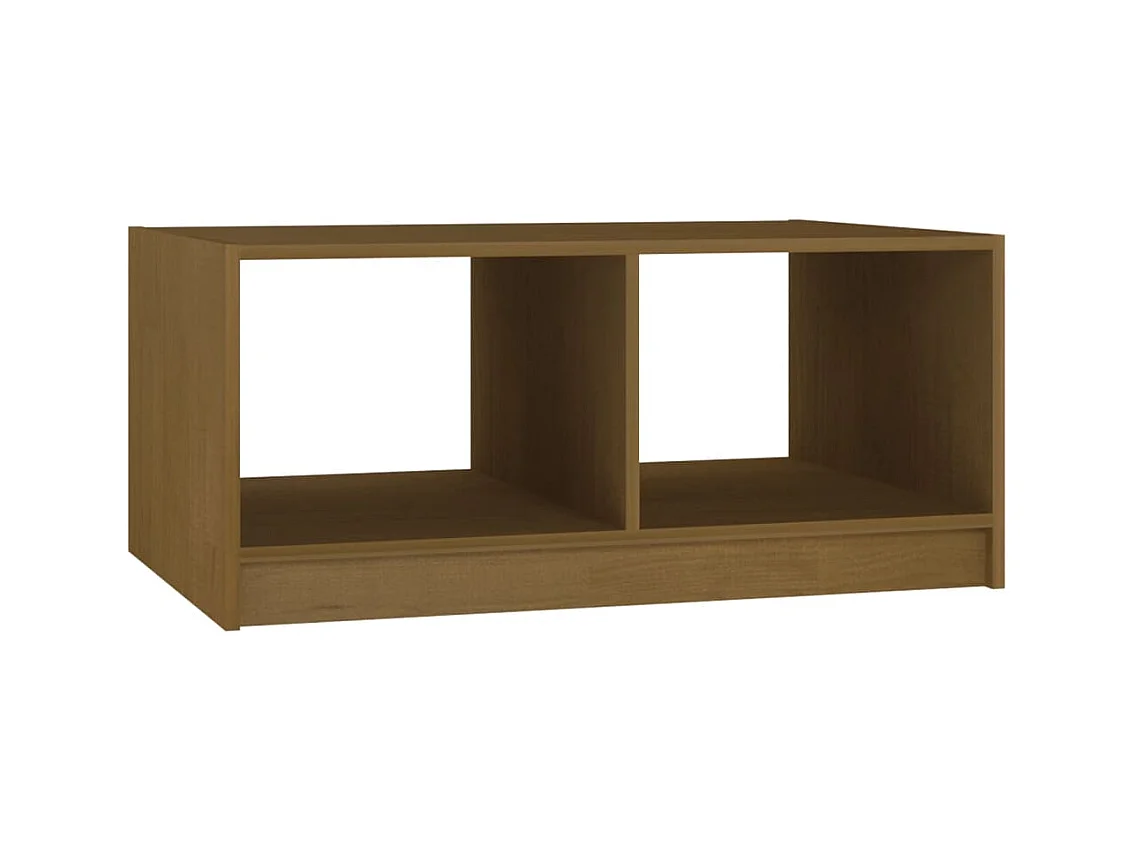 Mesa de centro | Mesa auxiliar de madera maciza de pino gris 118x63x45 cm SHL285443