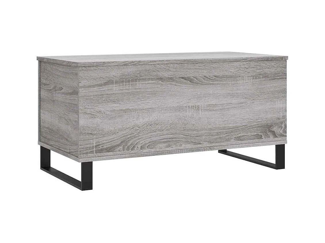 Mesa de centro | Mesa auxiliar superficie vidrio 2 uds acero negro 50x50x45 cm SHL497739