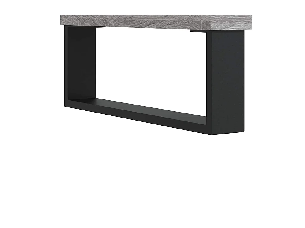 Mesa de centro | Mesa auxiliar superficie vidrio 2 uds acero negro 50x50x45 cm SHL497739