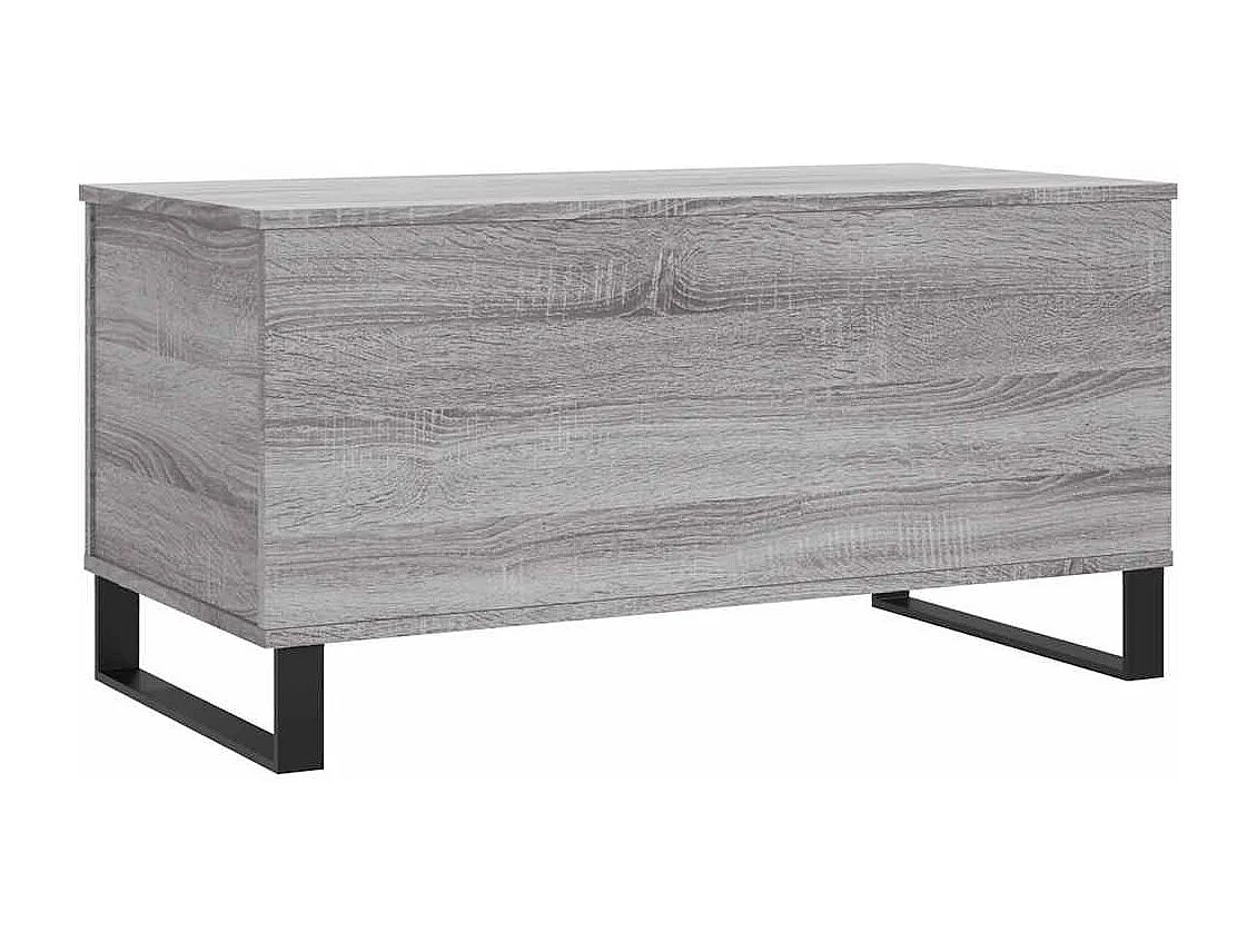 Table basse salon-Table d'appoint Sonoma gris 90x44,5x45 cm Bois d'ingénierie SHL9667