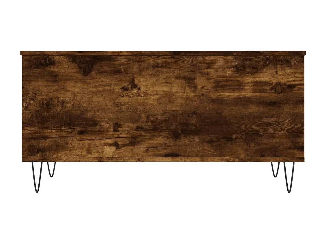 Mesa de centro | Mesa de apoio 90x44.5x45 cm derivados madeira carvalho fumado