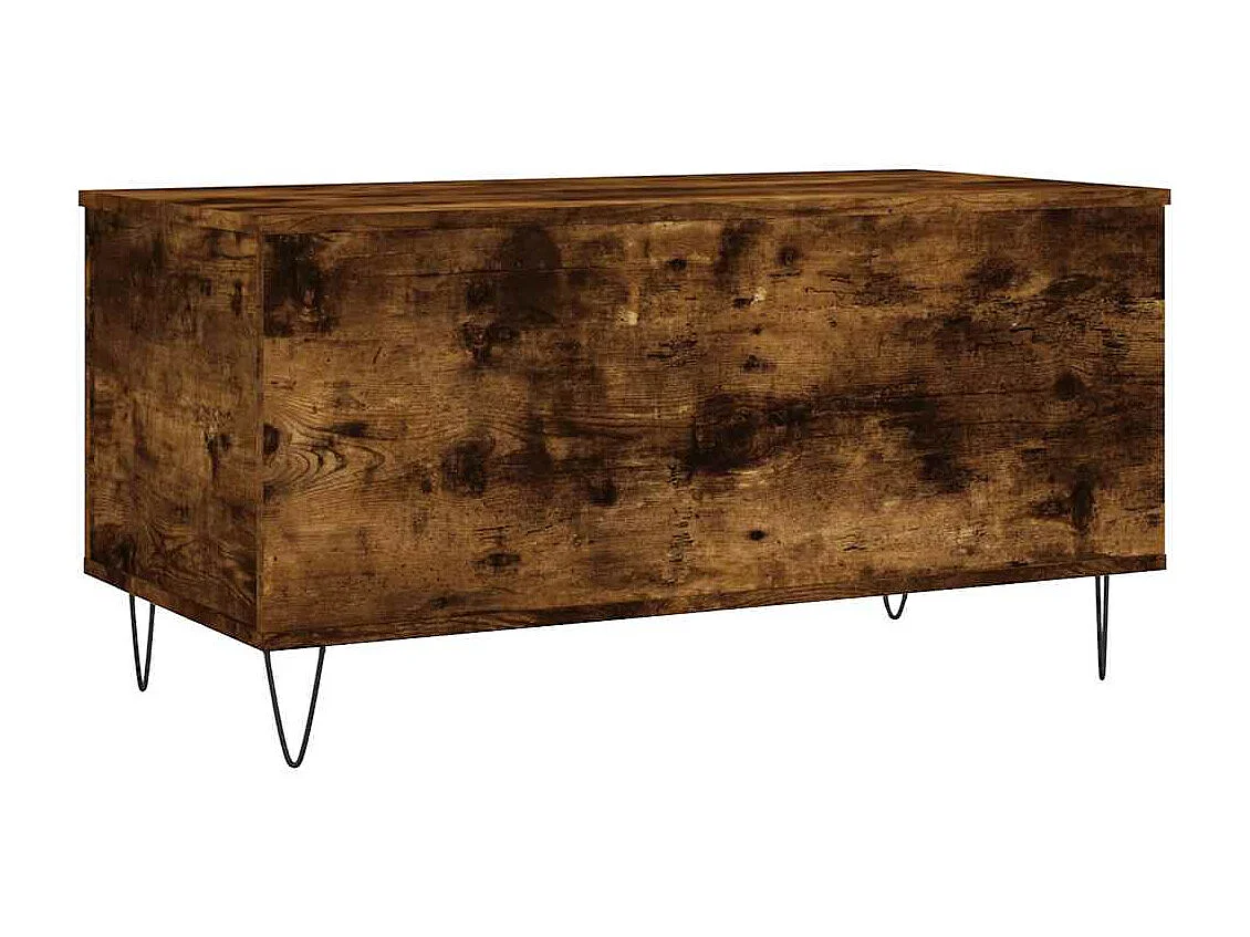 Couchtisch-Wohnzimmertisch-Beistelltische Räuchereiche 90x44,5x45 cm Holzwerkstoff SHL95394